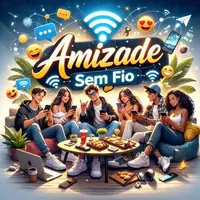 Logo do grupo AMIZADE SEM FIO📱