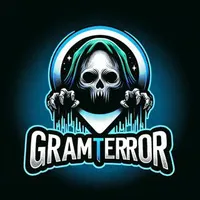 Logo do grupo GramTerror - Só Terror 💀🎃☠️