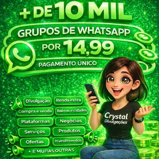 Logo do grupo 🔥Canal +10mil grupos whatsapp apenas 14,99 divulgação
