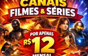 CANAIS POR APENAS R$ 12
